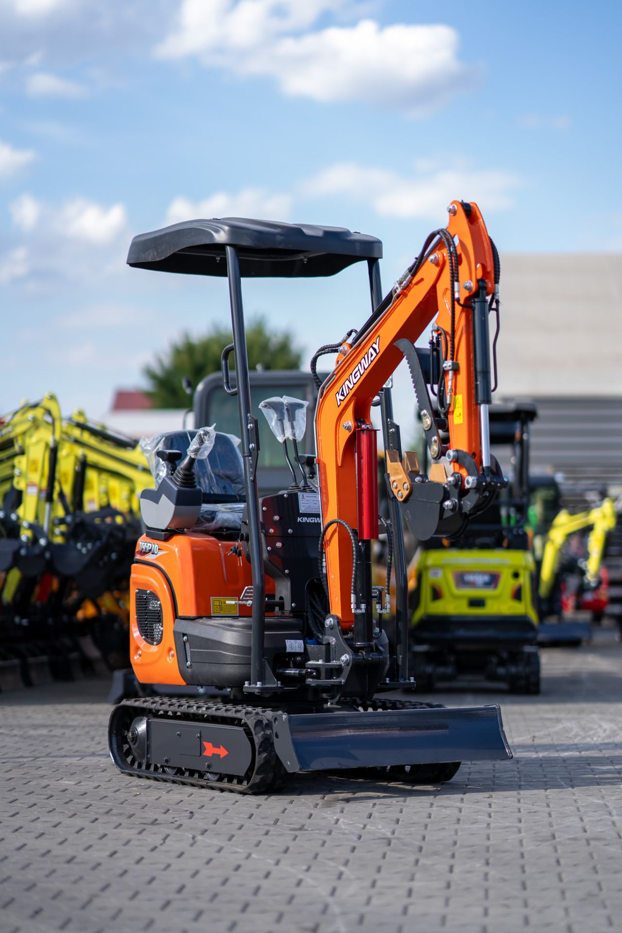 Kingway VIP10 – Nieuw type: Minigraafmachine met 3 bakken