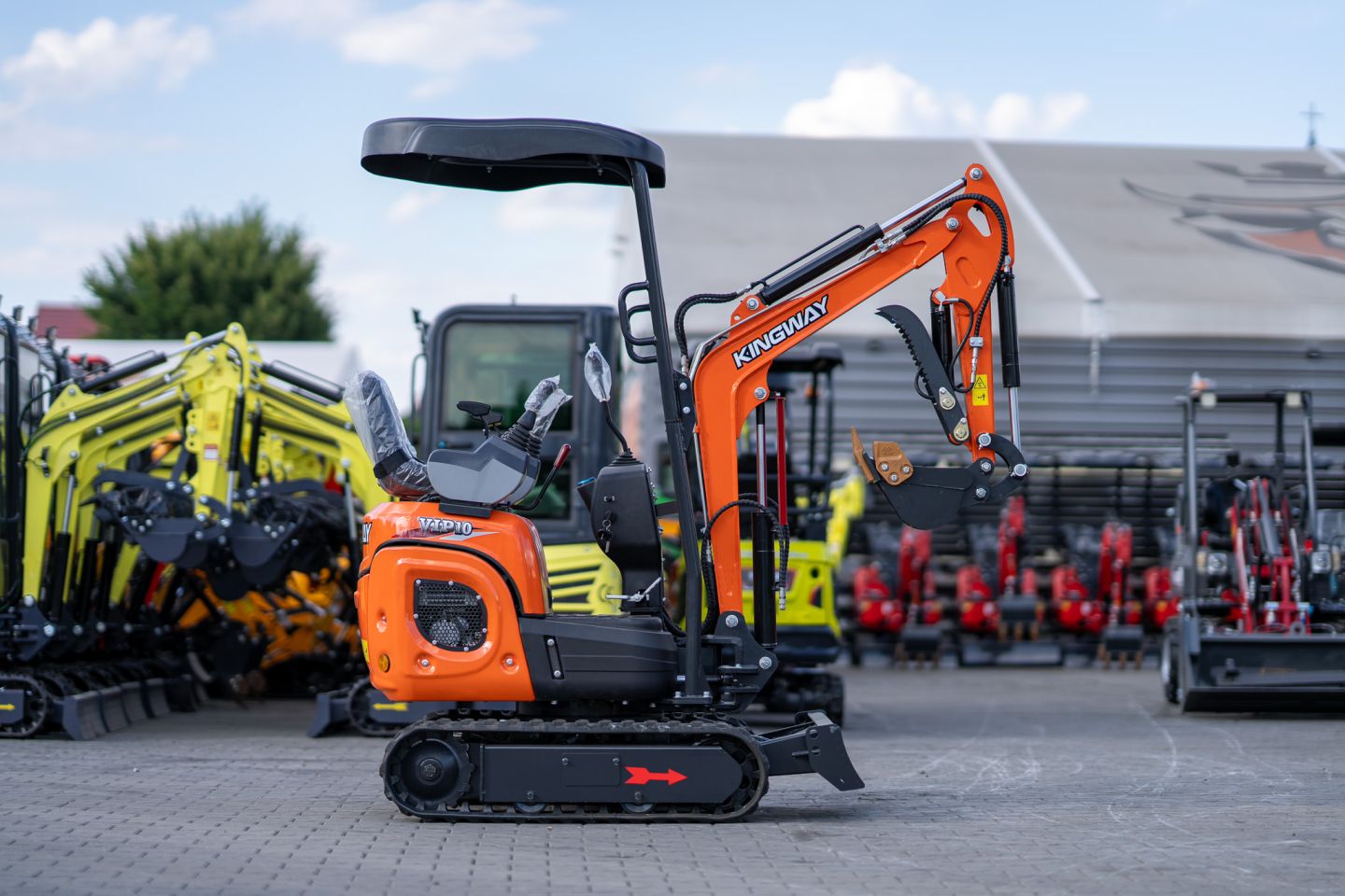 Kingway VIP10 – Nieuw type: Minigraafmachine met 3 bakken