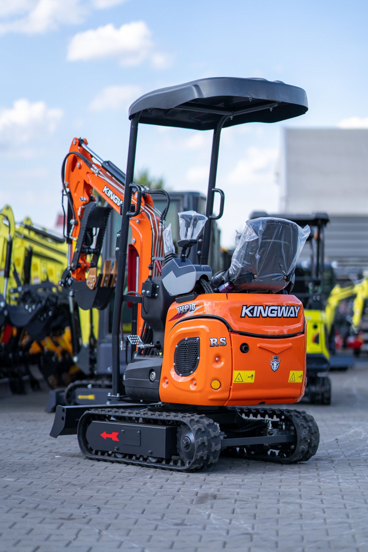 Kingway VIP10 – Nieuw type: Minigraafmachine met 3 bakken