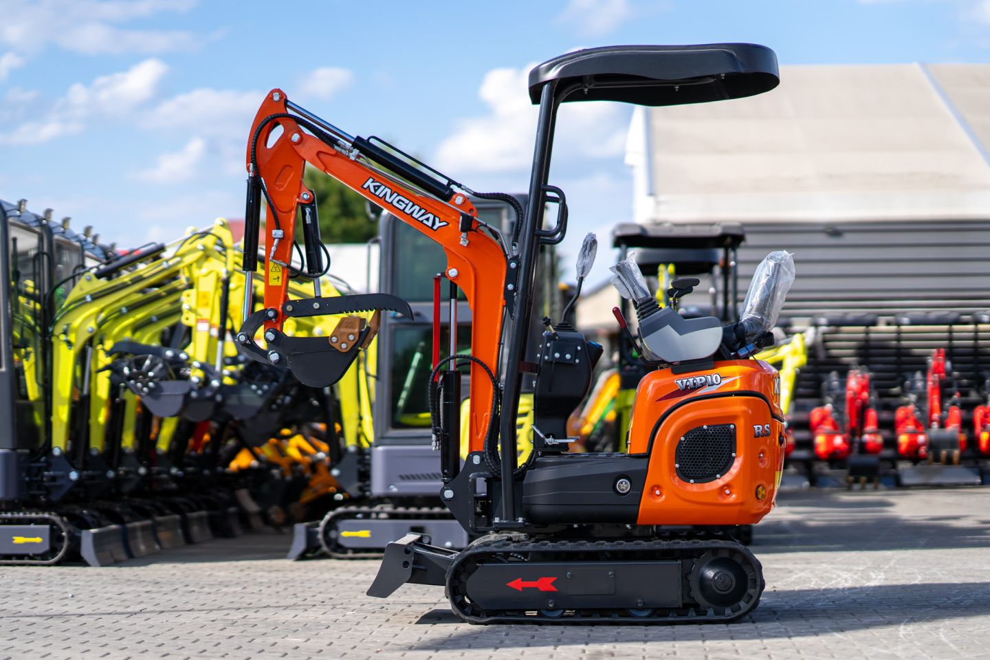Kingway VIP10 – Nieuw type: Minigraafmachine met 3 bakken