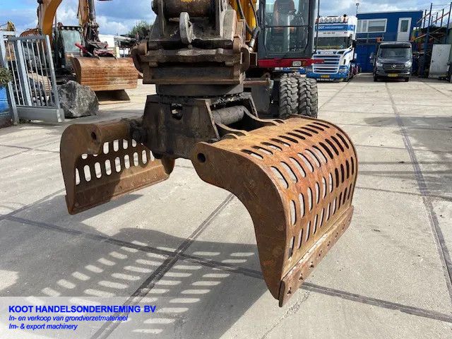 Zijtveld S 1402 D 20 tm 28 tons machine Sorteergrijper