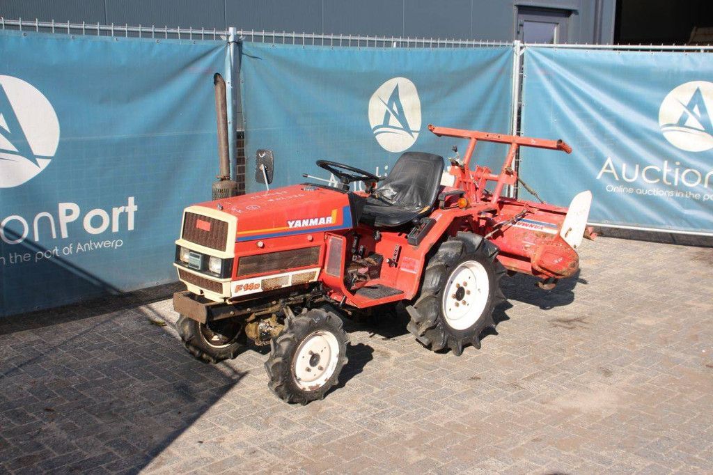 Minitraktor Yanmar F14D Diesel 14 PS mit Grubber