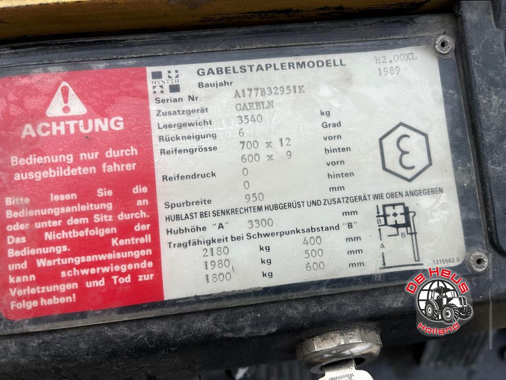 Hyster H2.00XL