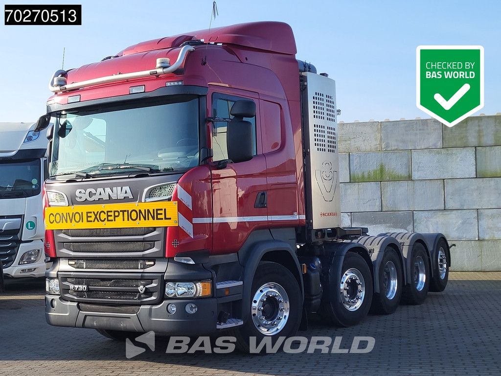 Scania R730 10X4 160T! Retarder 2x Tanks Big-Axle Drumbrakes Full-Air Hydraulik Navi Standklima Alcoa's