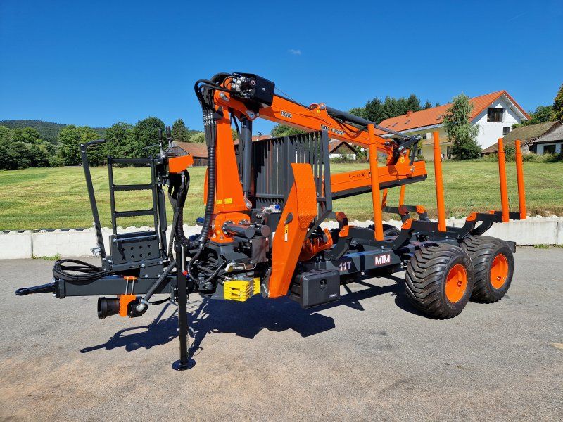 MTM 11T 11to 9,20m Kran Forwarder Rungen Druckluft Rückewagen Dpel