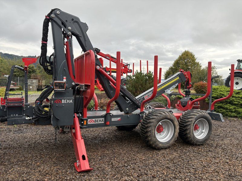 BEHA Rückewagen T1500Z mit 9,3m Z- Kran, Funksteuerung, 500/45-2