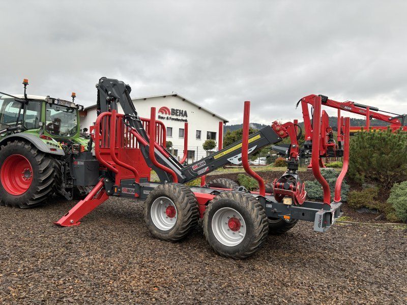 BEHA Rückewagen T1500Z mit 9,3m Z- Kran, Funksteuerung, 500/45-2