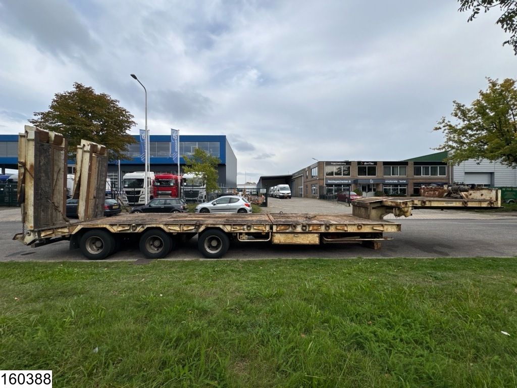 Louault Lowbed 34,000 kg, Steering axle, Hydraulic, Winch