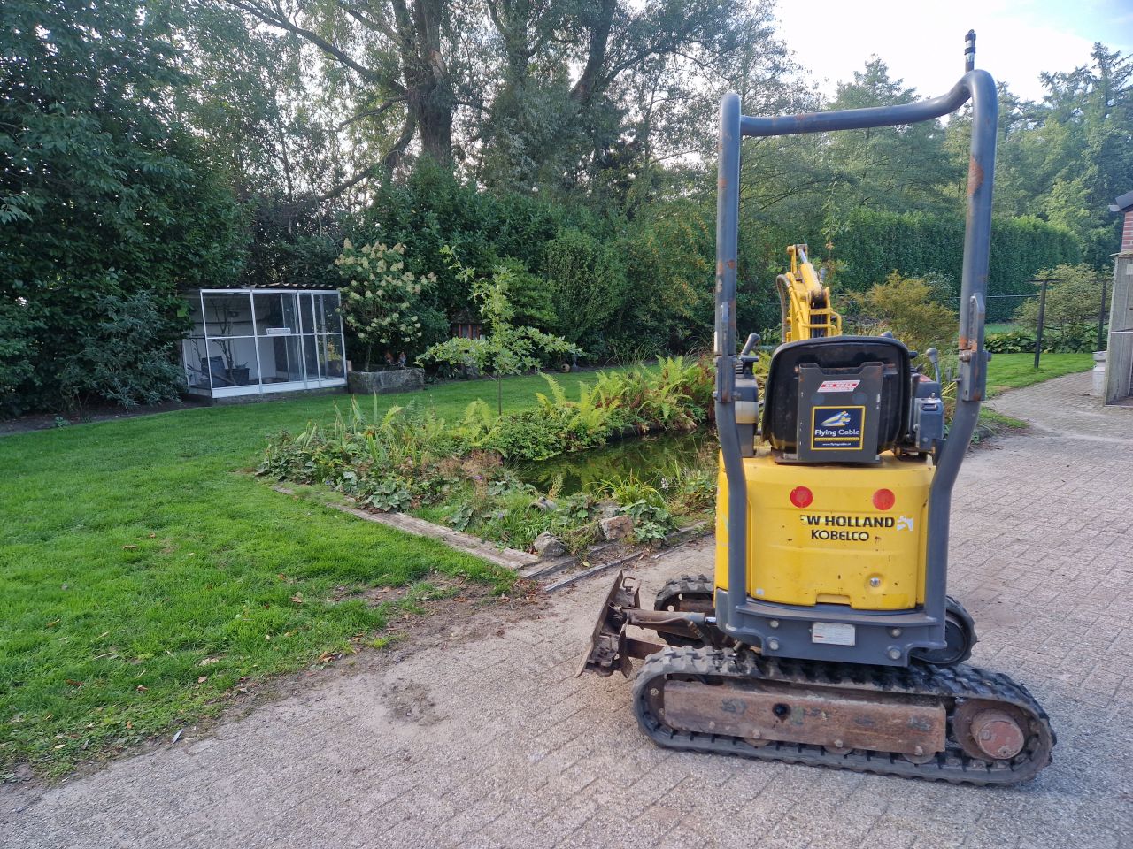 Minigraver new-holland E 10SR kubota takeuchi