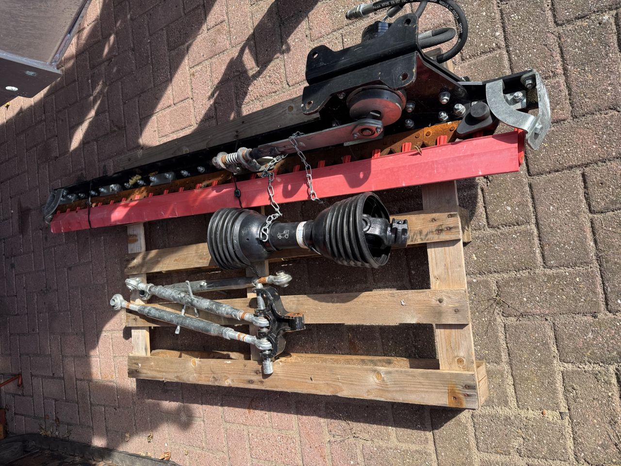 Jansen arm klepelmaaier HMS 100 met heggenschaar