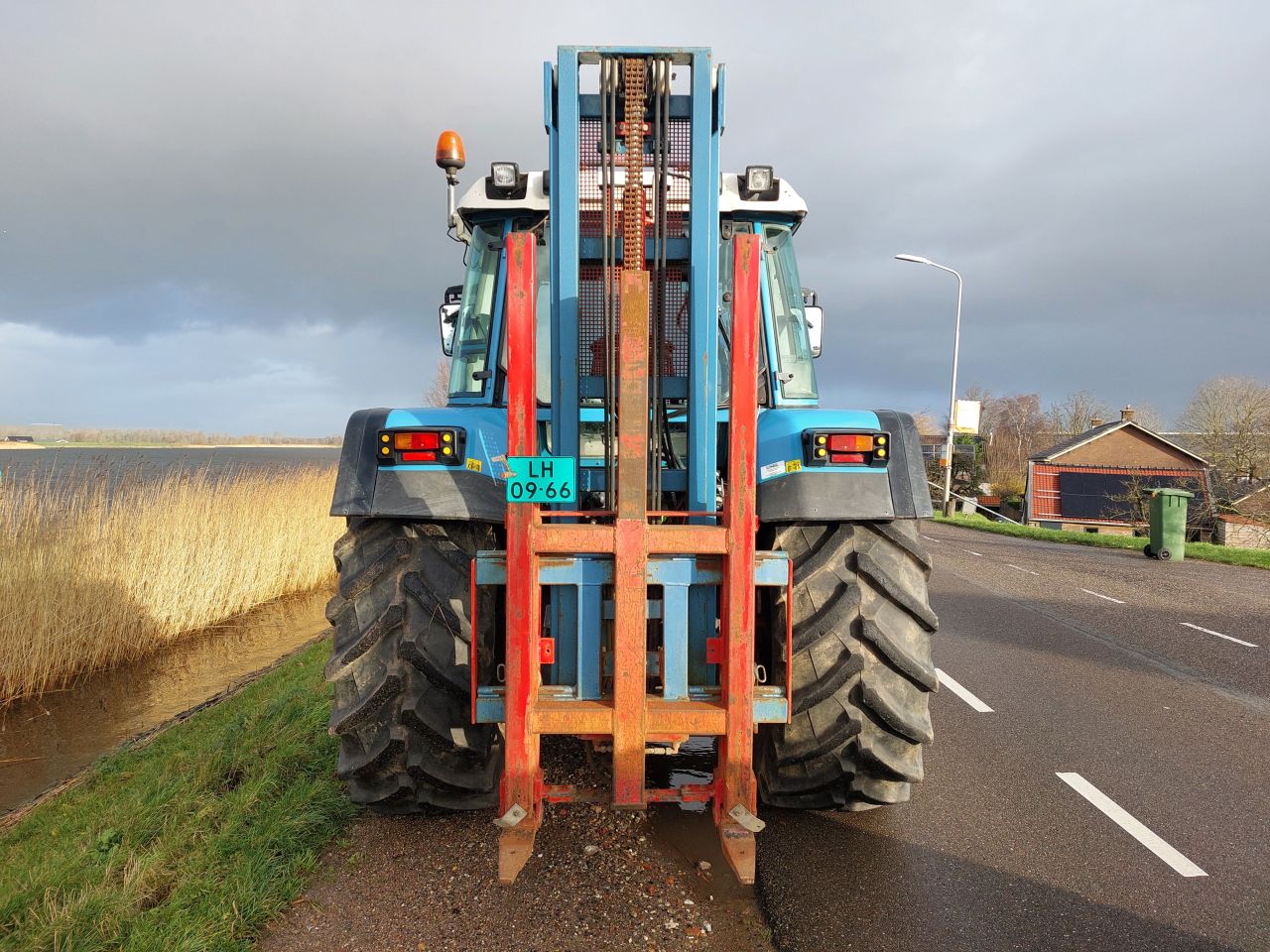 Fendt 309 CI met voorlader en hefmast !! 7386 uur !!