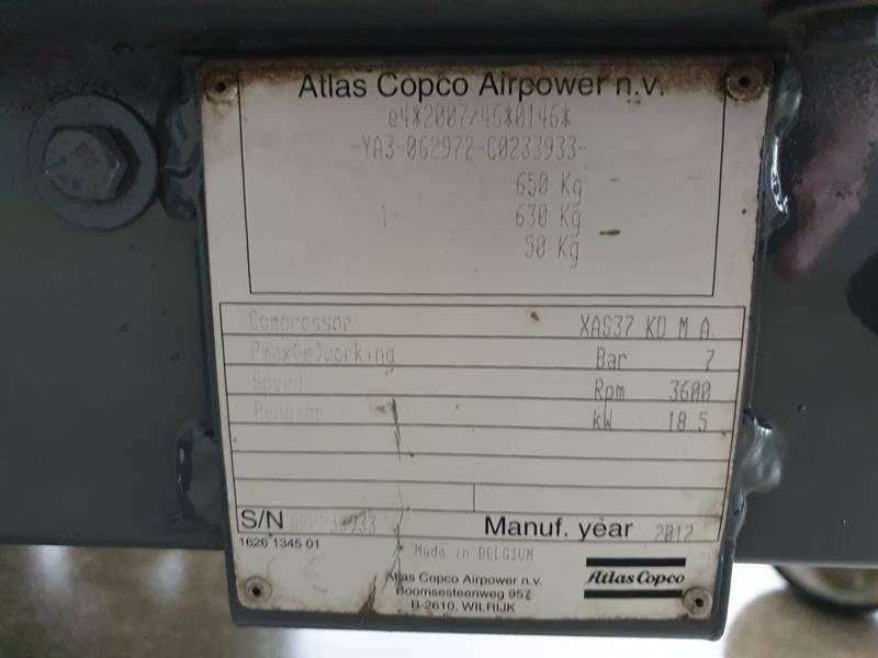Atlas Copco XAS 37 KD
