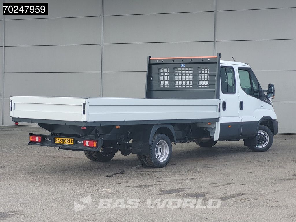 Iveco Daily 35C18 3.0L Automaat 180PK Dubbel Cabine Open Laadbak 2025-Model Dubbellucht 3,5t Trekvermogen ACC LED Navi Euro6 Pritsche Pickup 3m3 A/C Double cabin