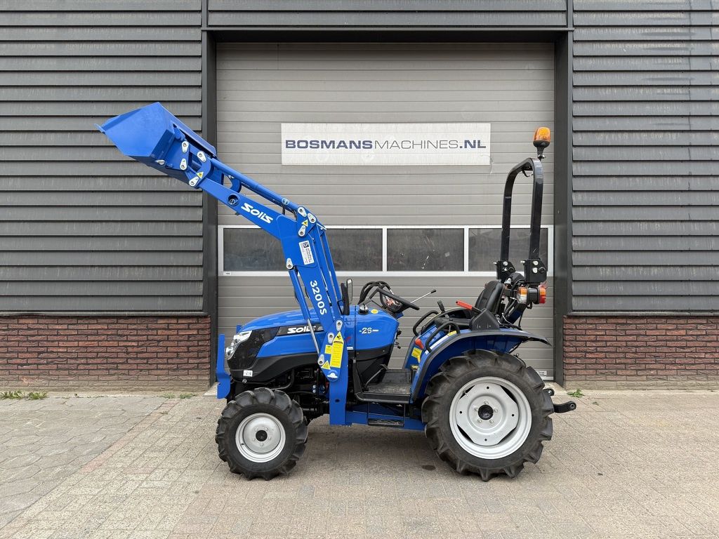 Solis 26 4WD minitractor met frontlader / voorlader BJ 2024 32 uur