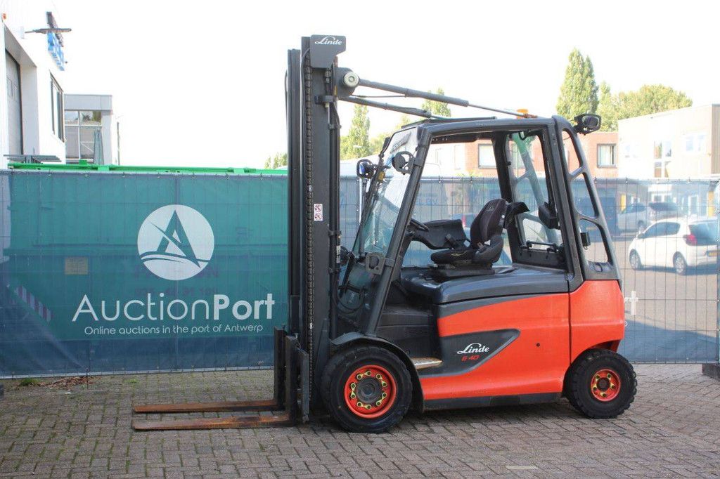 Forklift Linde E40H-01/600 Electric 4000kg 4.2m 2016