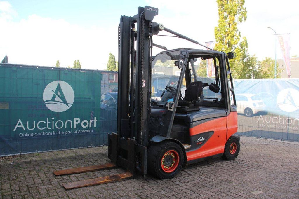 Forklift Linde E40H-01/600 Electric 4000kg 4.2m 2016