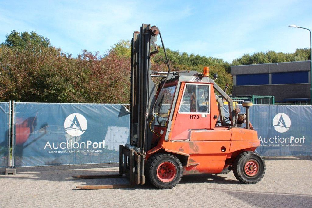 Heftruck Linde H70D Diesel 7000kg 5.25m 1992