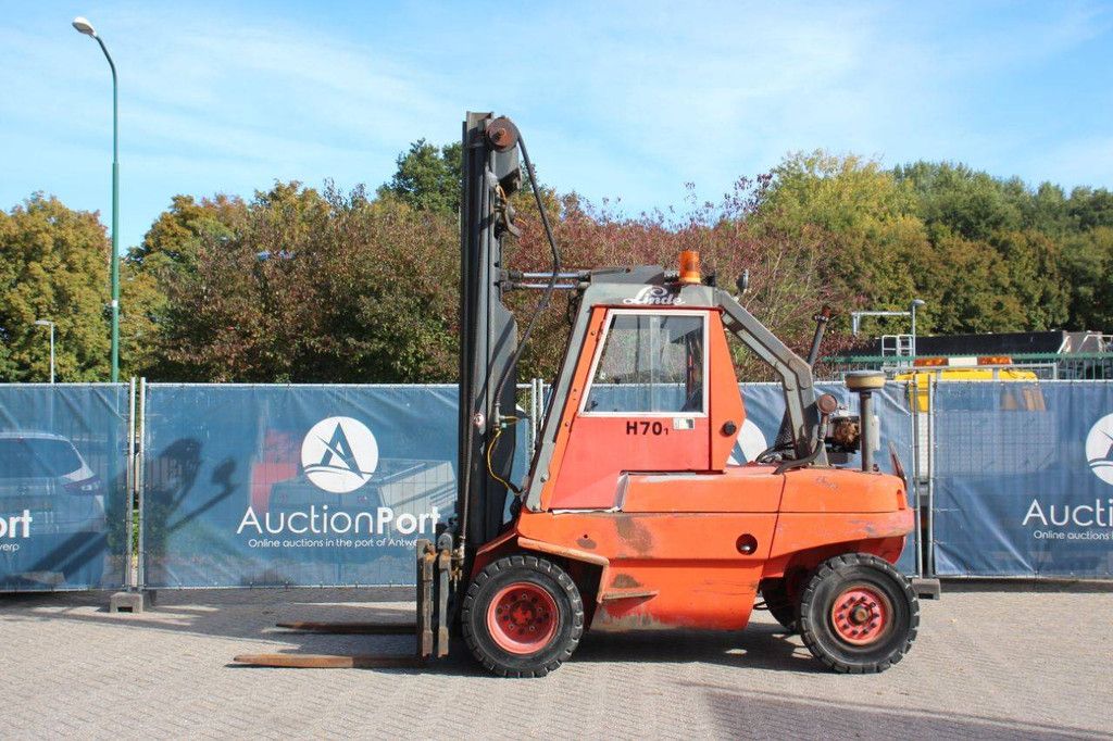Heftruck Linde H70D Diesel 7000kg 5.25m 1992