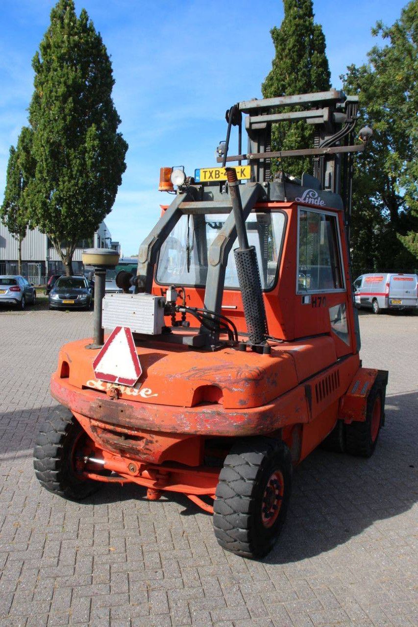 Heftruck Linde H70D Diesel 7000kg 5.25m 1992