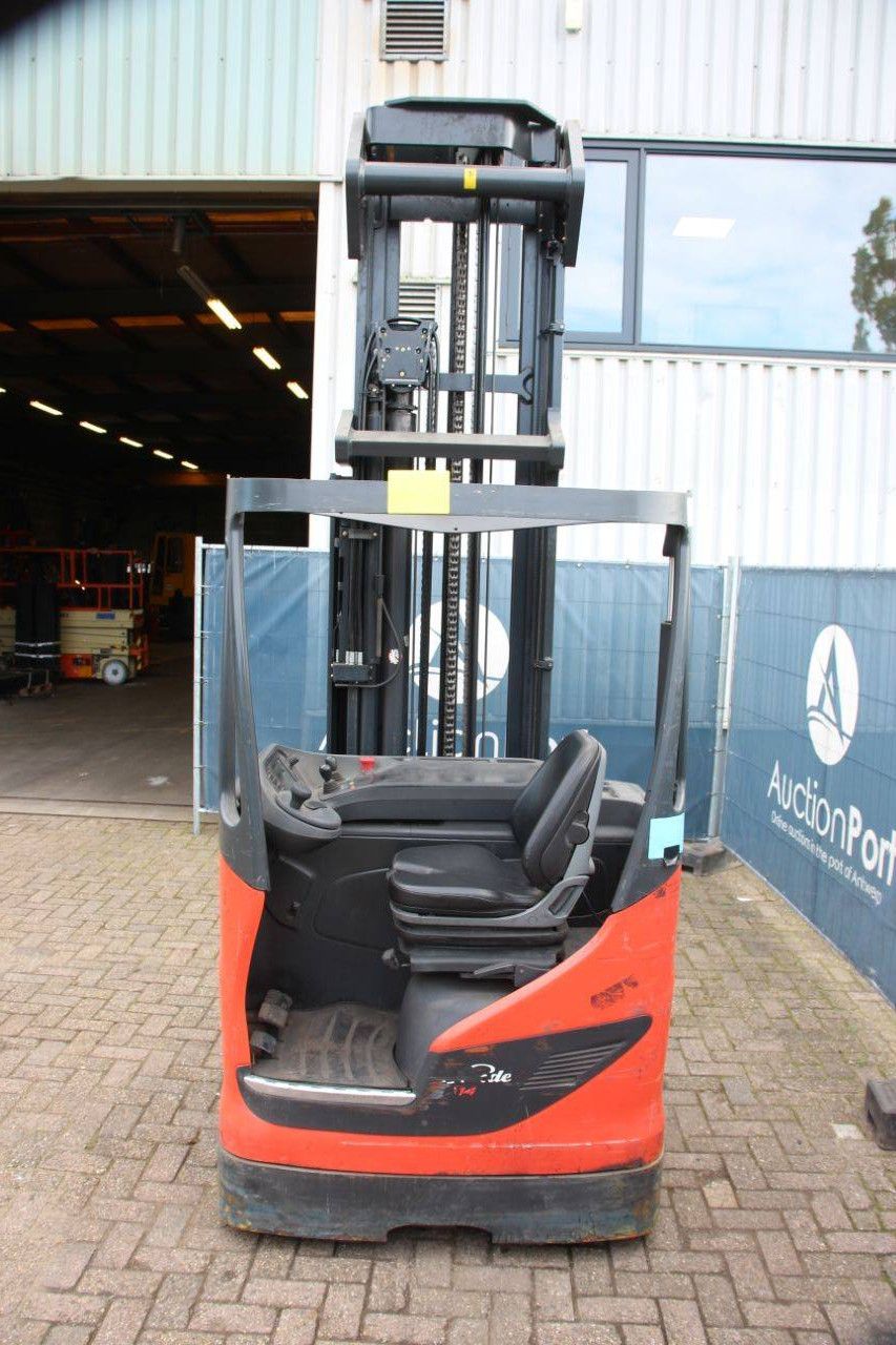 Schubmaststapler Linde R14-01 Elektro 1400kg 8,6m 2016