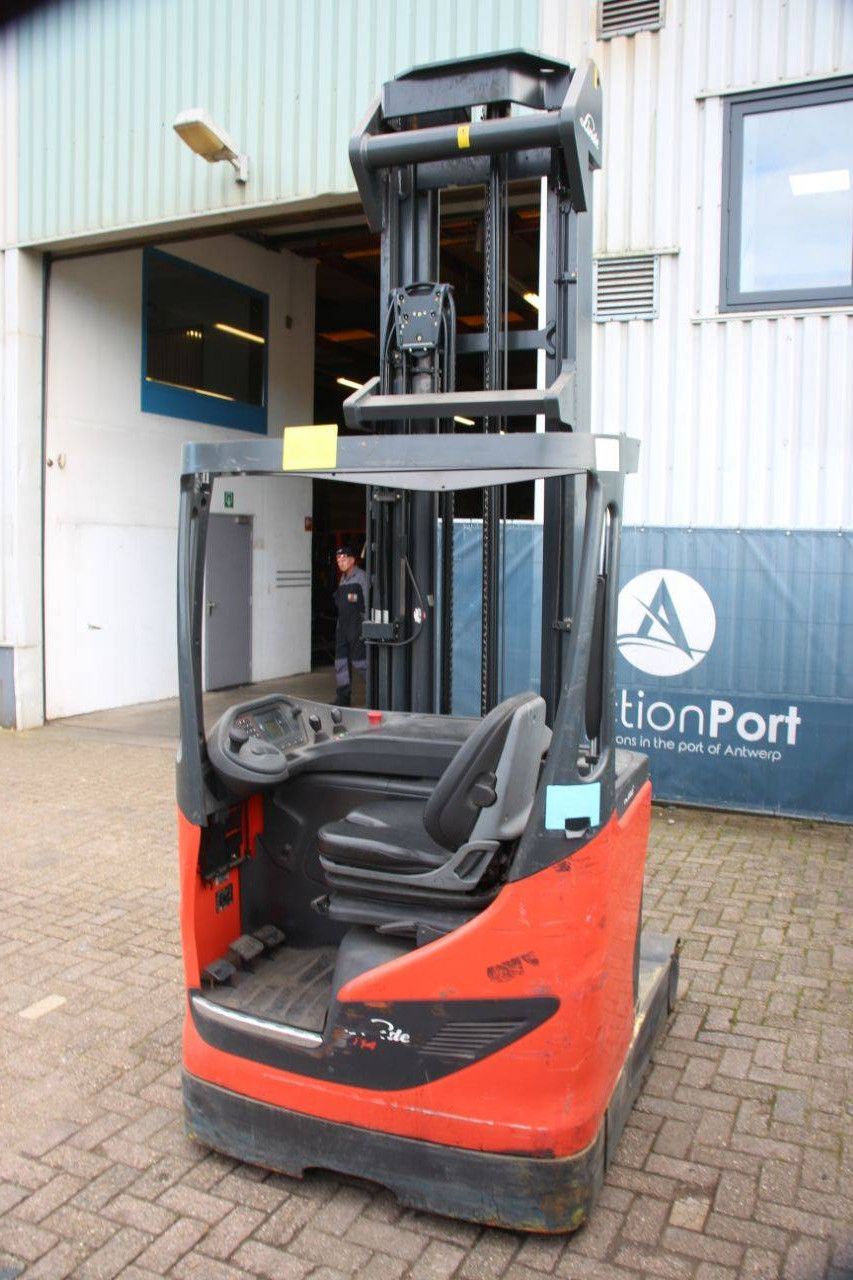 Schubmaststapler Linde R14-01 Elektro 1400kg 8,6m 2016
