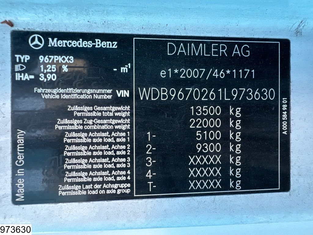 Mercedes Atego 1321 EURO 6, Dhollandia