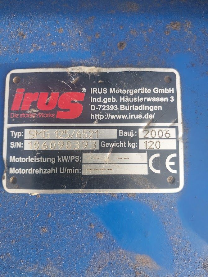 Irus Deltrack Radiografische klepelmaaier