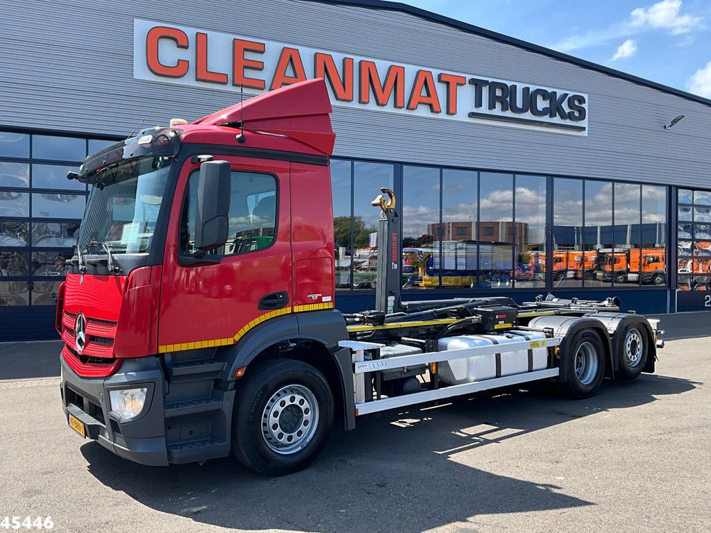 Mercedes-Benz Antos 2543 Euro 6 Multilift 26 Ton haakarmsysteem