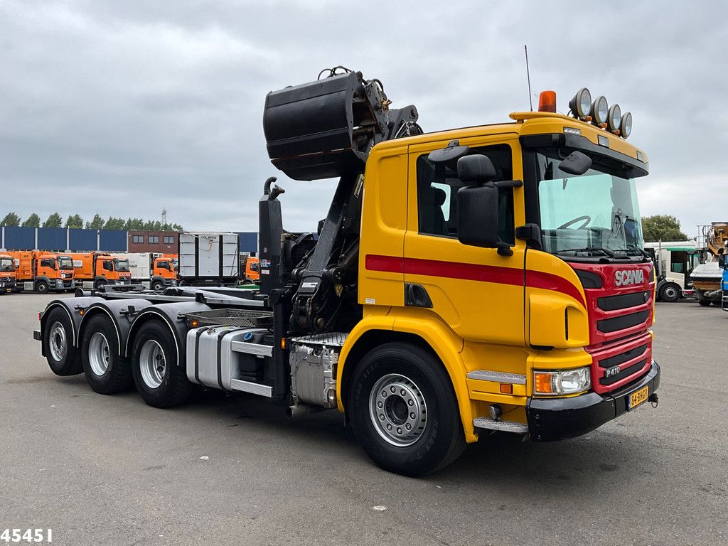 Scania P 410 8x4 Euro 6 Palfinger 14 Tonmeter Z-kraan