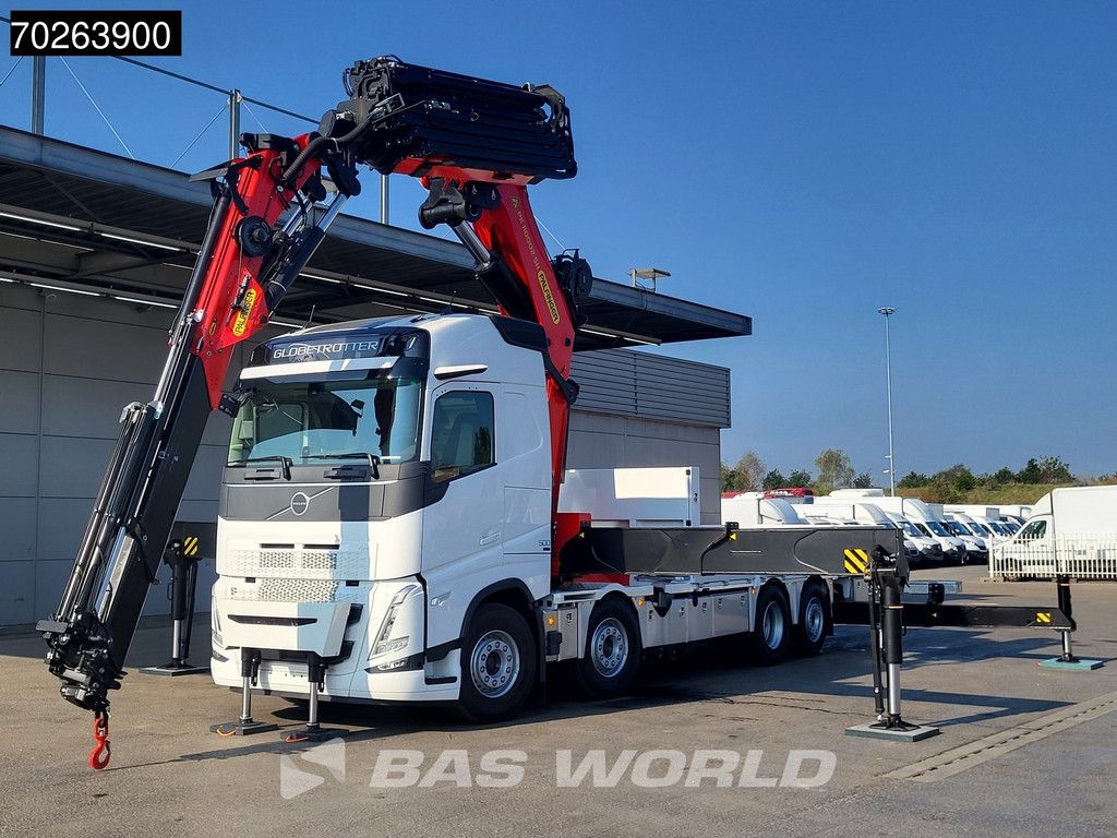 Volvo FH 500 8X2 Palfinger PK110002 SH Crane + Fly-Jib Winch VEB+ Euro 6
