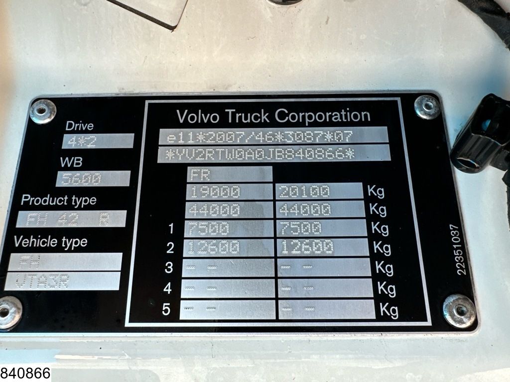 Volvo FH 420 EURO 6, Standairco