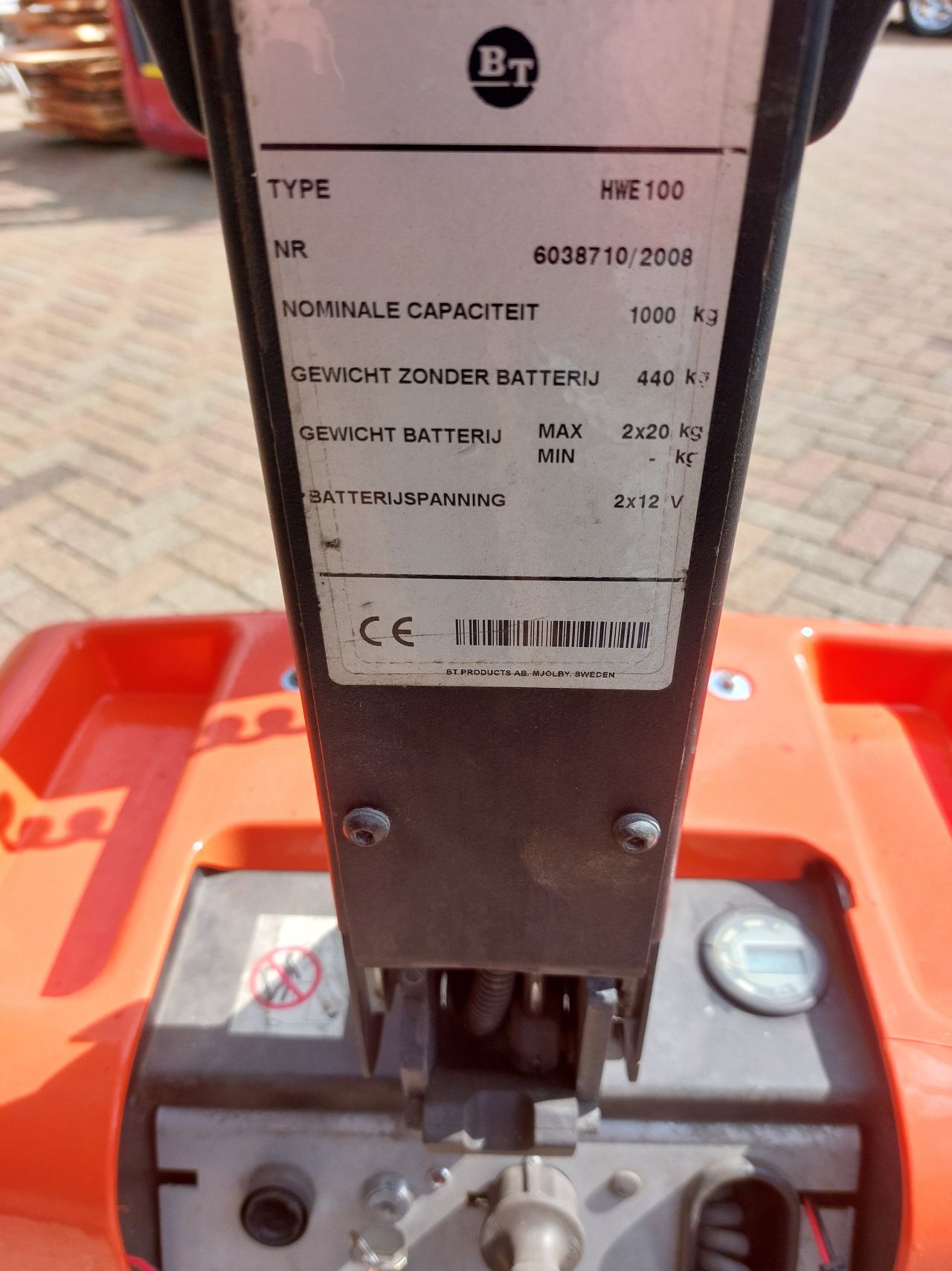 BT HWE 100 stapelaar 2008
