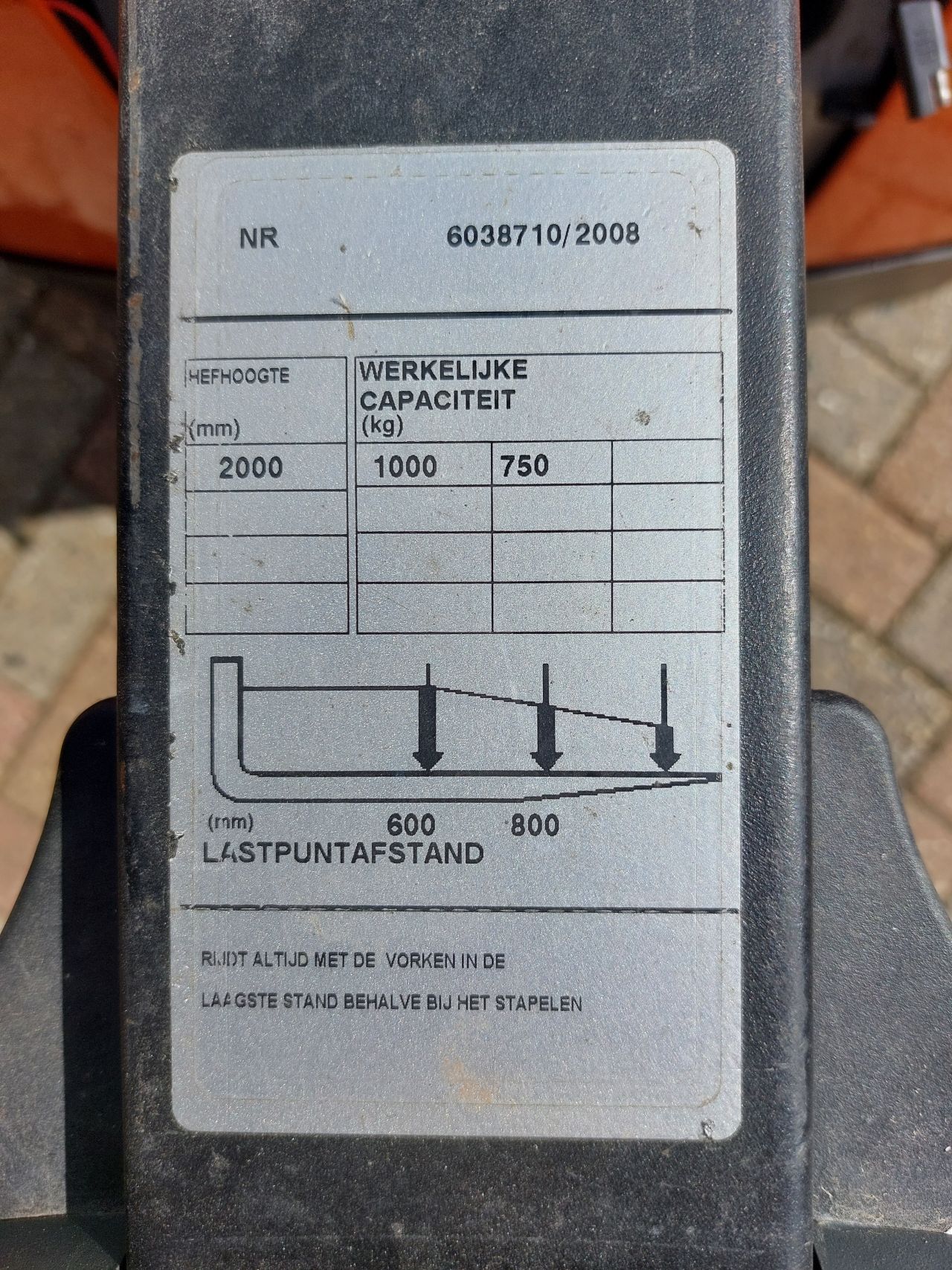 BT HWE 100 stapelaar 2008