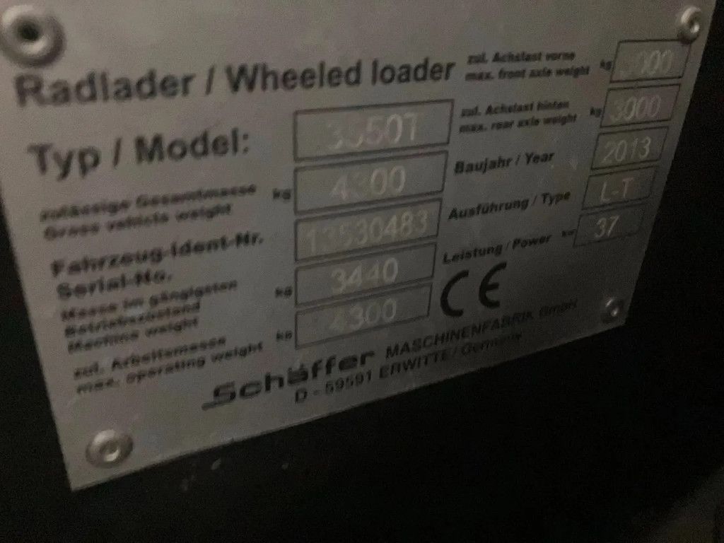 Schäffer 3550 T Shovel Loader