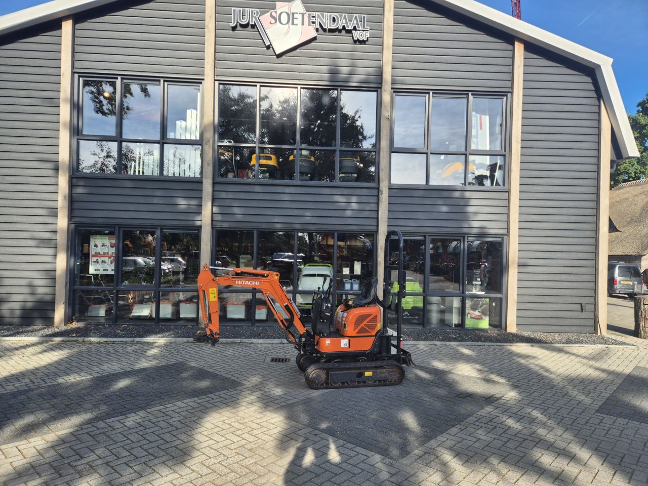 Used HITACHI ZX10U-2 minidigger with weight of 1100 kgs