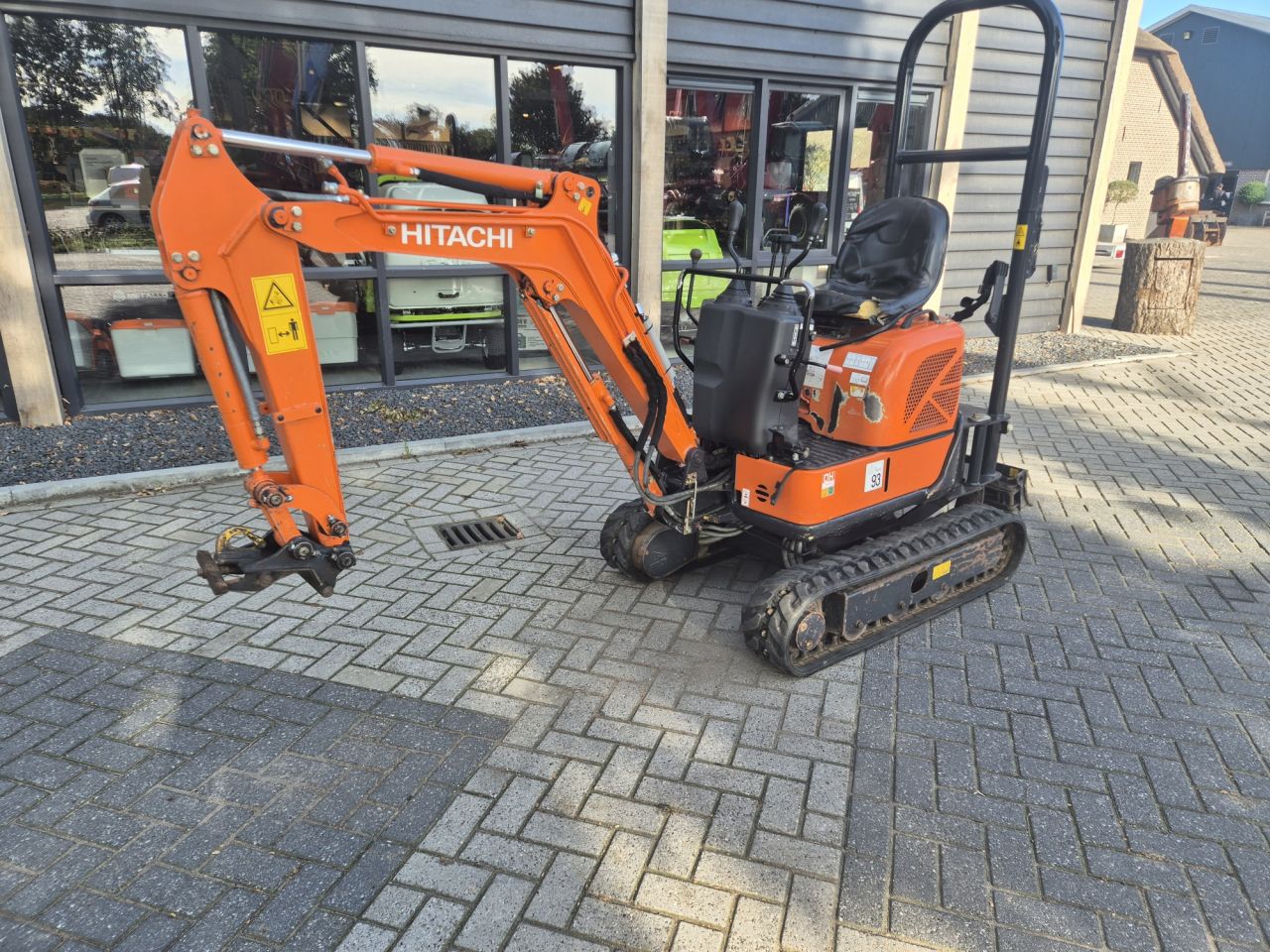 Used HITACHI ZX10U-2 minidigger with weight of 1100 kgs