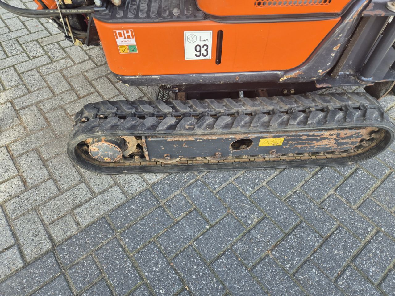 Used HITACHI ZX10U-2 minidigger with weight of 1100 kgs