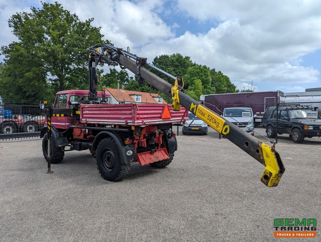 Unimog 416/U1100 4x4 – Hiab PK4600A – Offene Ladefläche – Seilwinde – Abschlepphaken/Anhängerkupplung - Mercedes Benz