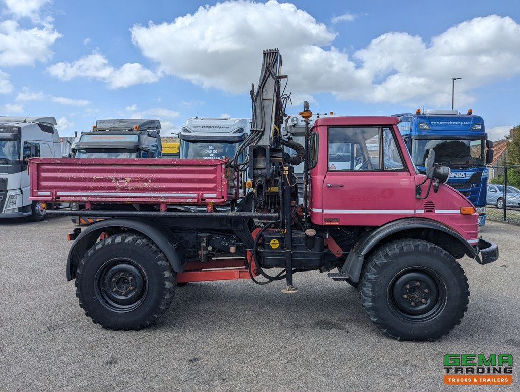 Unimog 416/U1100 4x4 – Hiab PK4600A – Offene Ladefläche – Seilwinde – Abschlepphaken/Anhängerkupplung - Mercedes Benz
