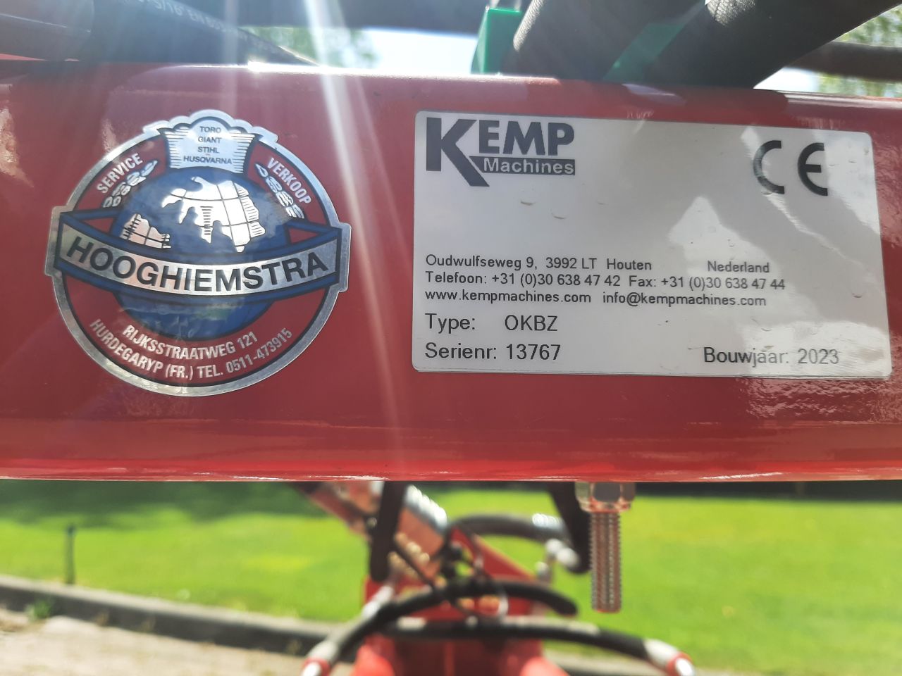 Kemp onkruidborstel voor GiANT
