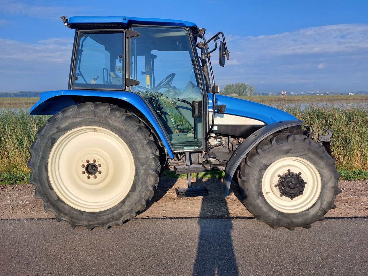 New Holland TL90 met kruip en fronthef