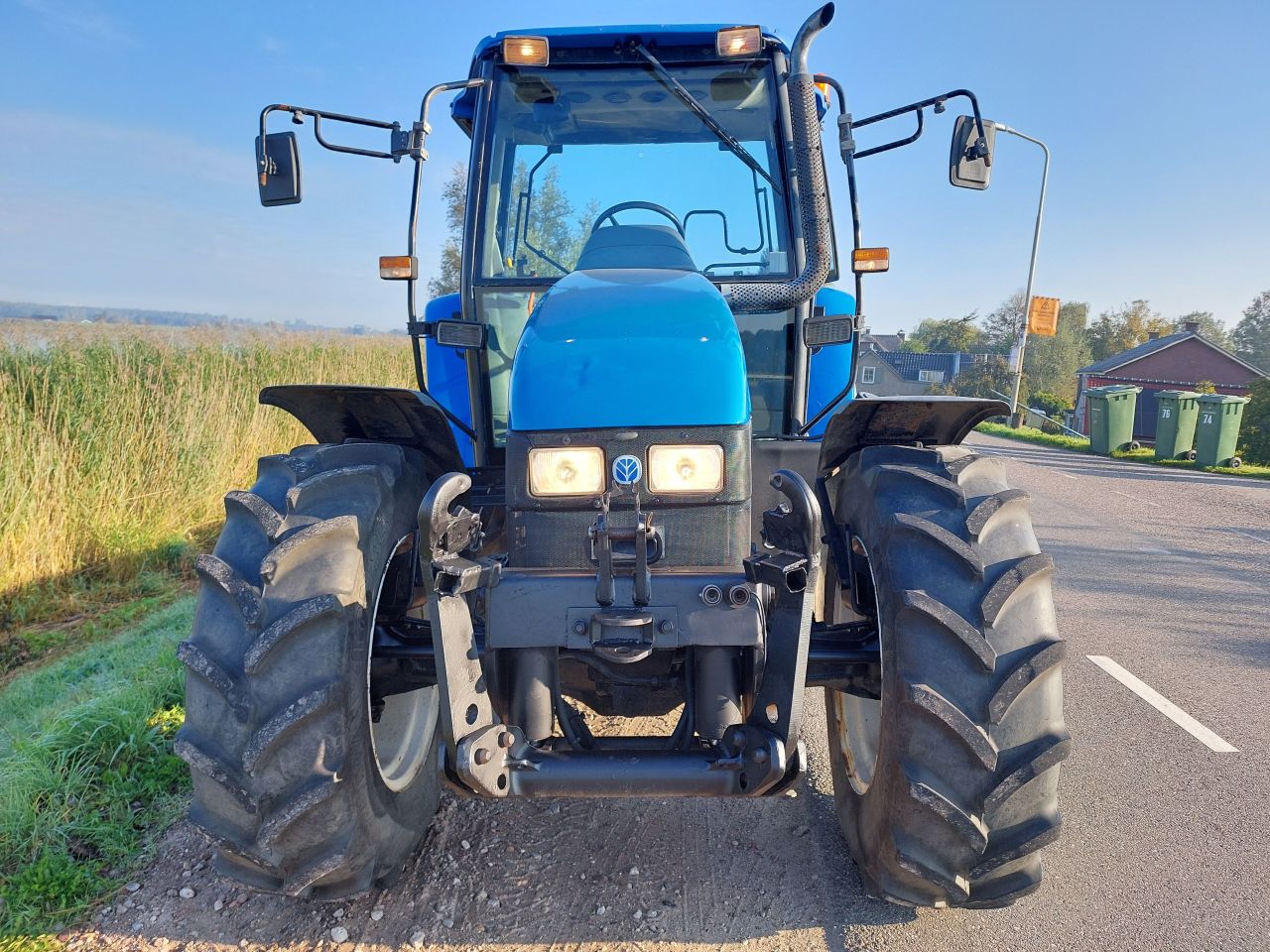 New Holland TL90 met kruip en fronthef