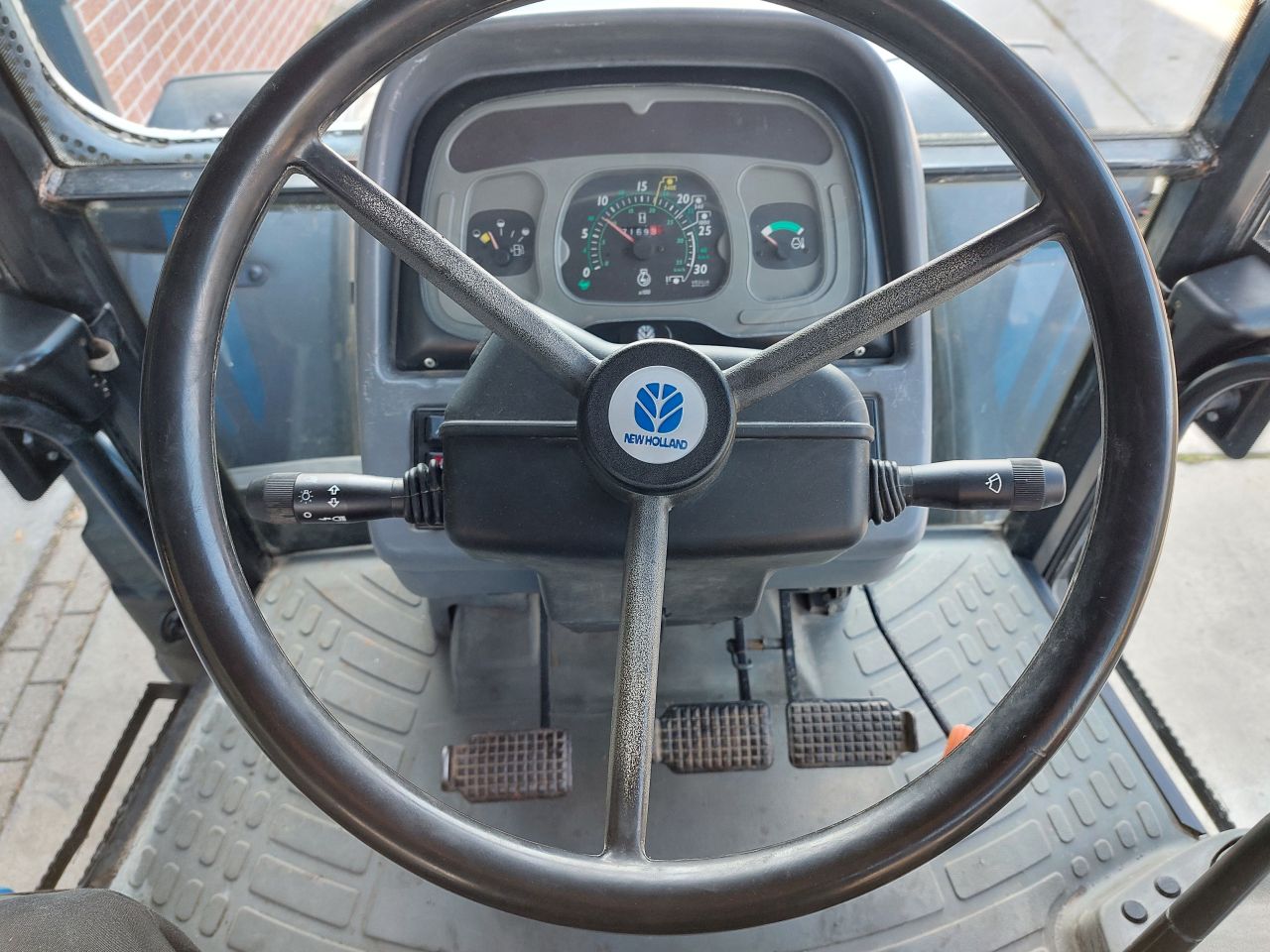 New Holland TL90 met kruip en fronthef