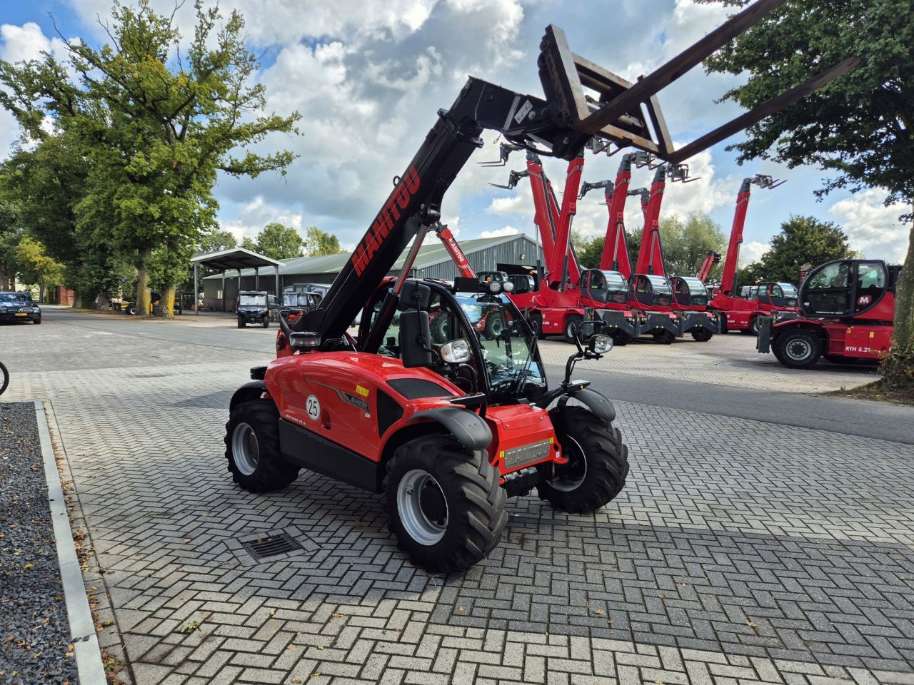 Used MANITOU MLT 625-75 telescopic with lifting height up to 6 m