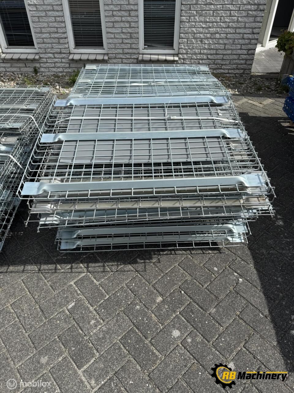 50 meter stelling compleet met staanders/liggers/netten.
