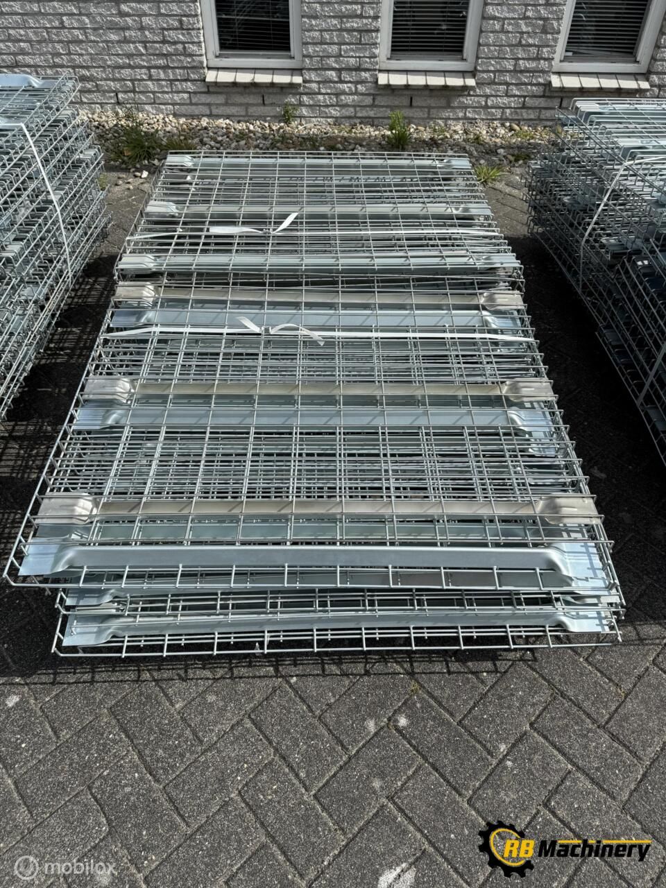 50 meter stelling compleet met staanders/liggers/netten.