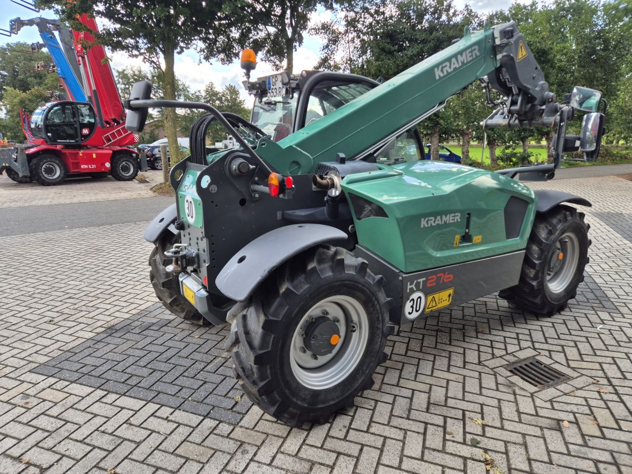 Used KRAMER KT276 telescopic with lifting height up to 6 m