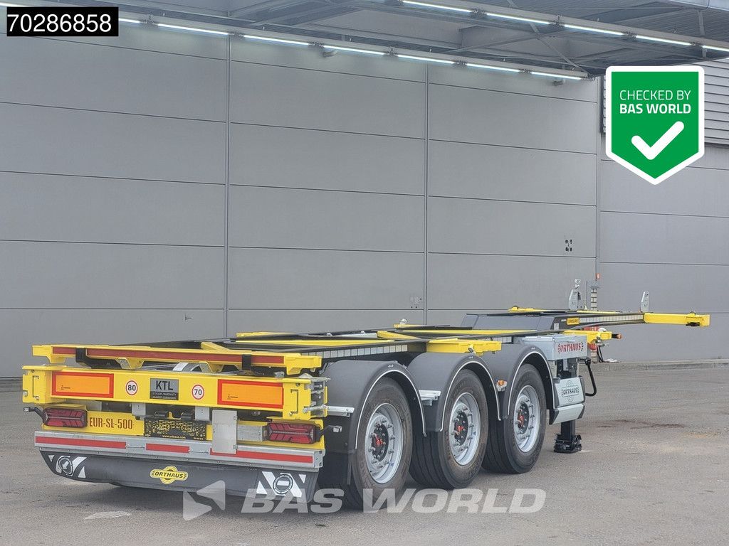 Orthaus CGS (Euro Slider 500) 3 axles Multi 45ft Lift Axle extendable SAF
