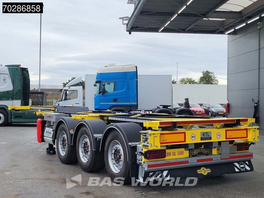 Orthaus CGS (Euro Slider 500) 3 axles Multi 45ft Lift Axle extendable SAF