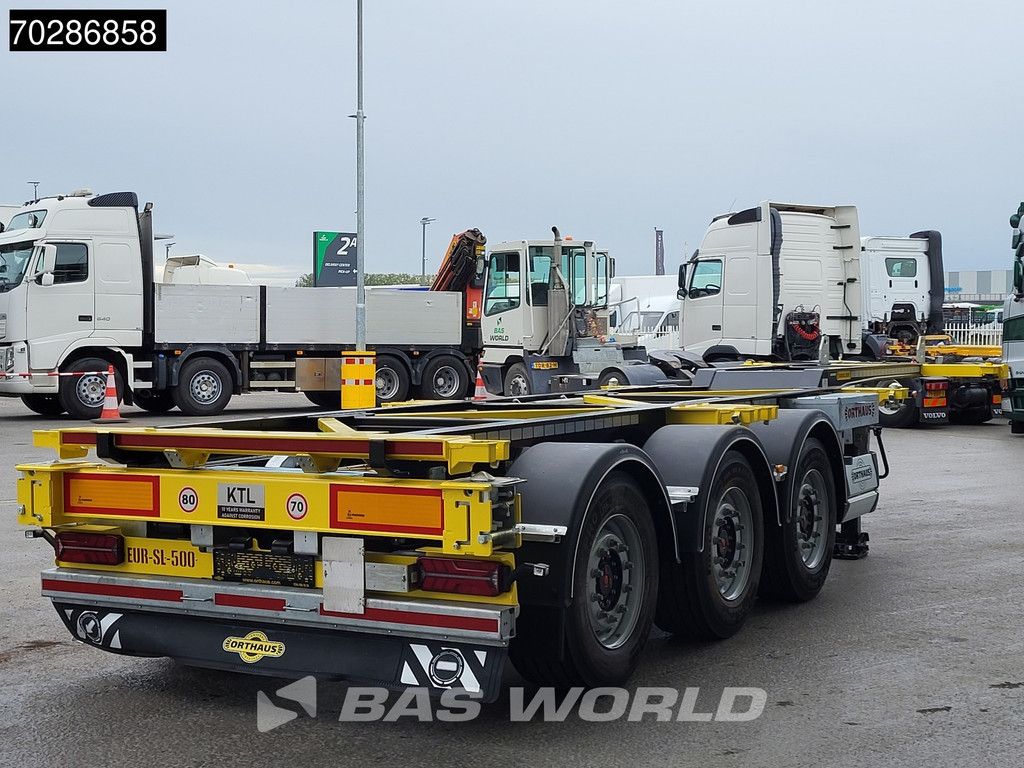 Orthaus CGS (Euro Slider 500) 3 axles Multi 45ft Lift Axle extendable SAF